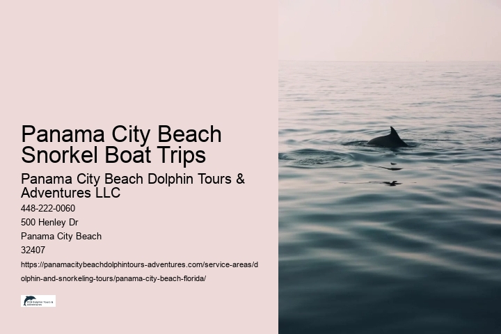 Panama City Beach Snorkel Boat Trips