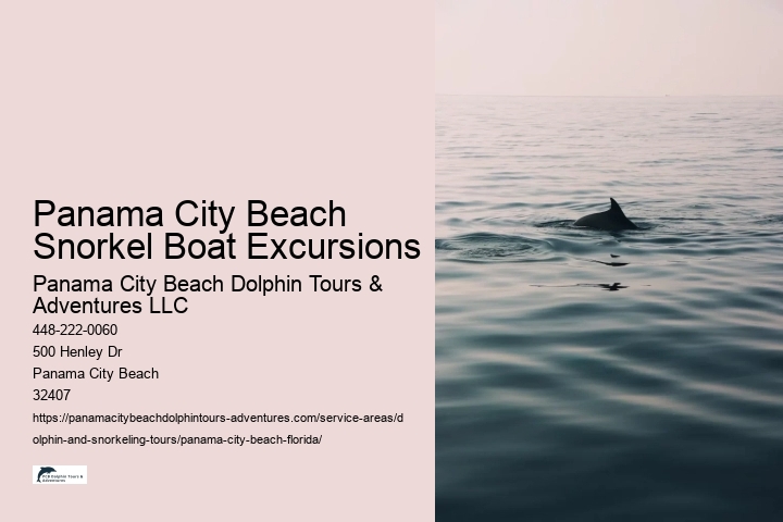 Panama City Beach Snorkel Boat Excursions